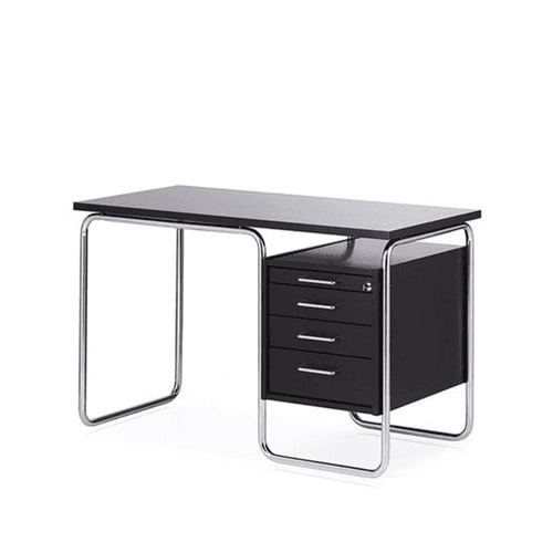 엘엔씨 스텐달 L&C stendal Contor Desk S Black Stained Ash/Chrome Frame