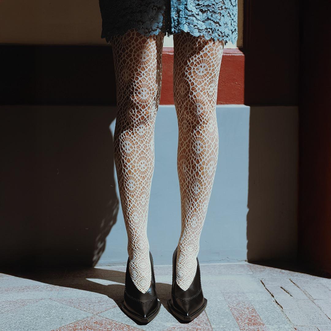 SWE049 LYKKE Net Tights