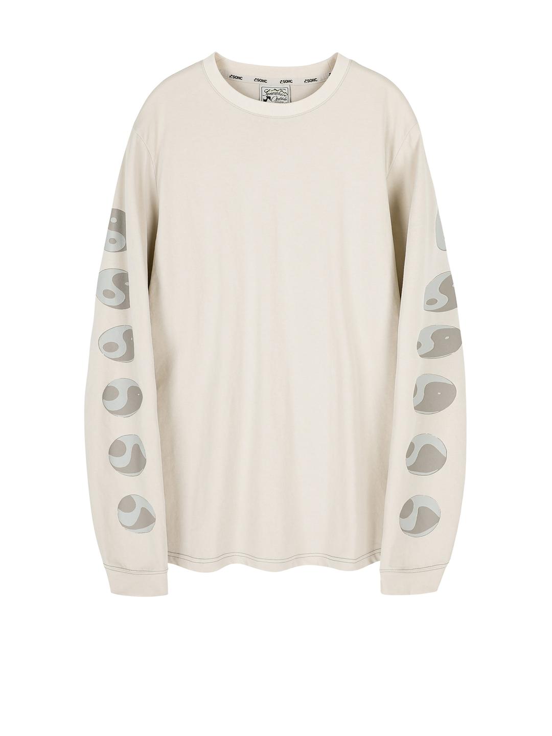 Balance of Yin and Yang SOHC Graphic Long Sleeves_11TST103 IVORY