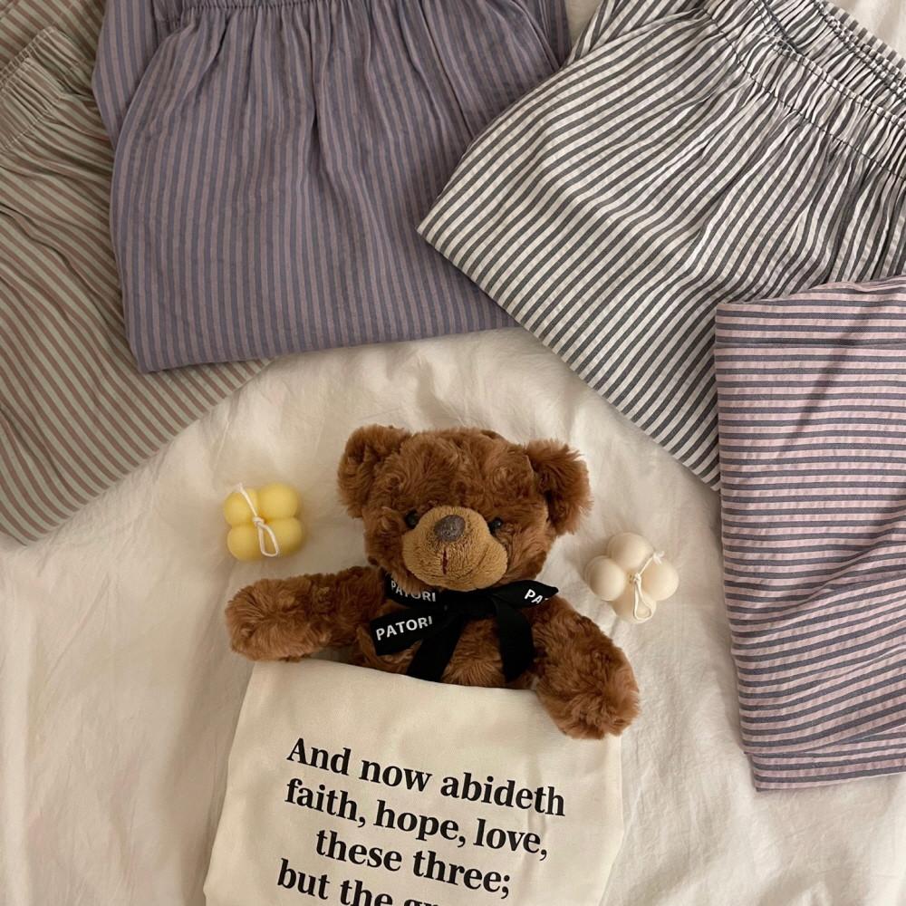 국산 커플 아이스크림 잠옷 바지 시어서커 지지미 파자마 반바지