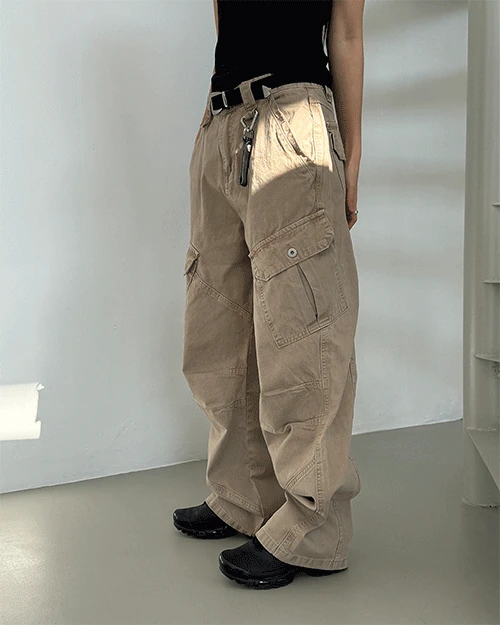 [unisex] 오프 다잉 카고 팬츠