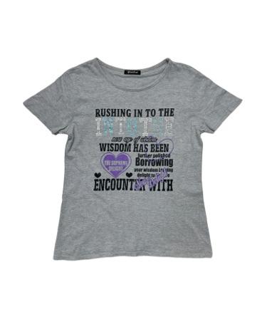 kitsch cubic lettering t-shirt