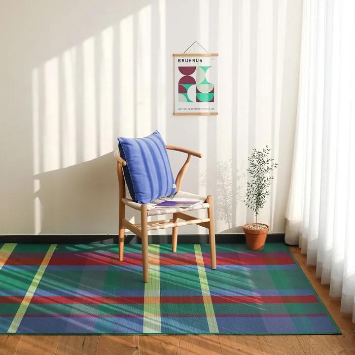 천연 대자리 러그 다프네체크 2size