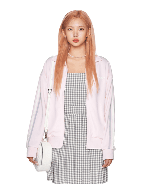 NY 바이컬러 트랙탑 핑크
