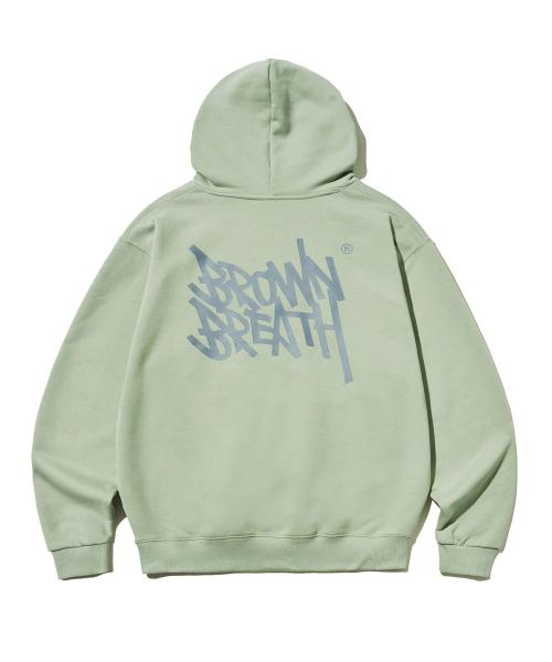 TAG HOODIE - MINT GREY