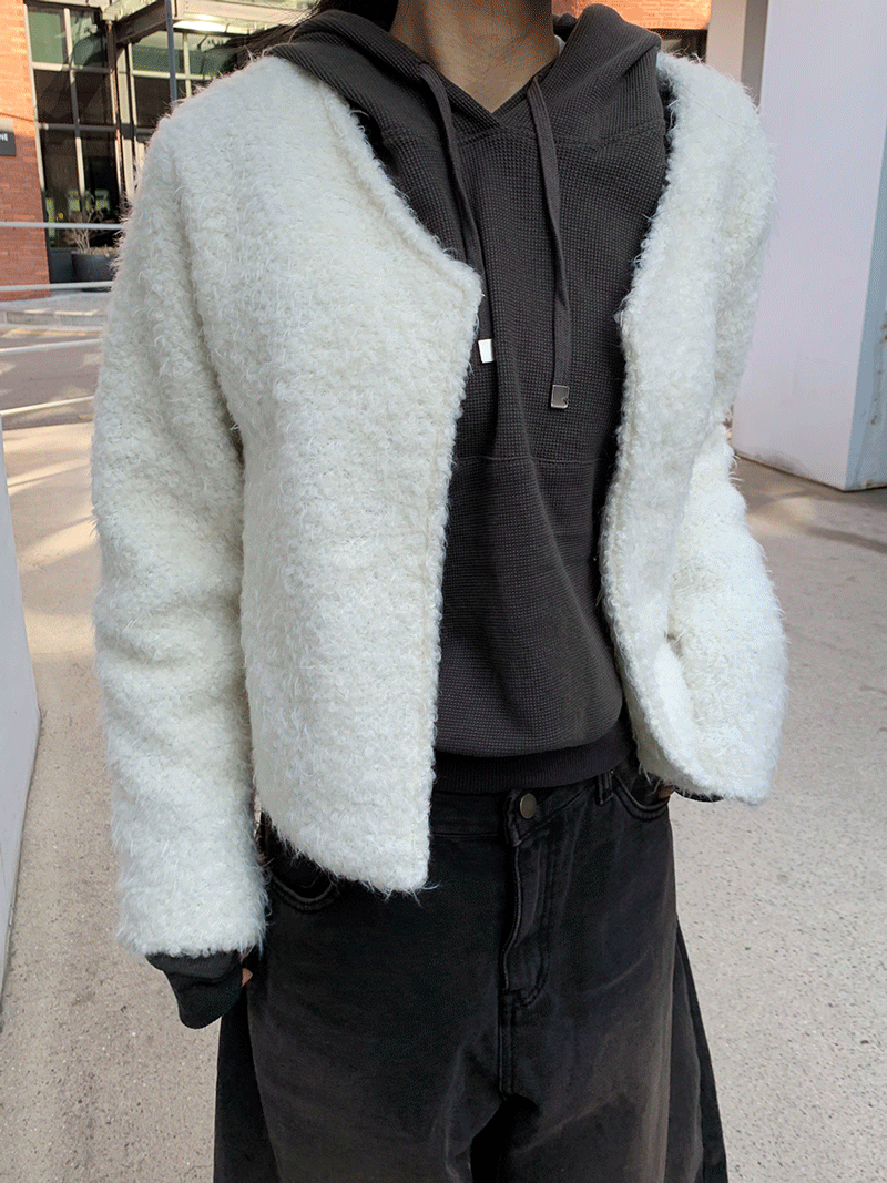 Bookle hook cardigan (2 color)