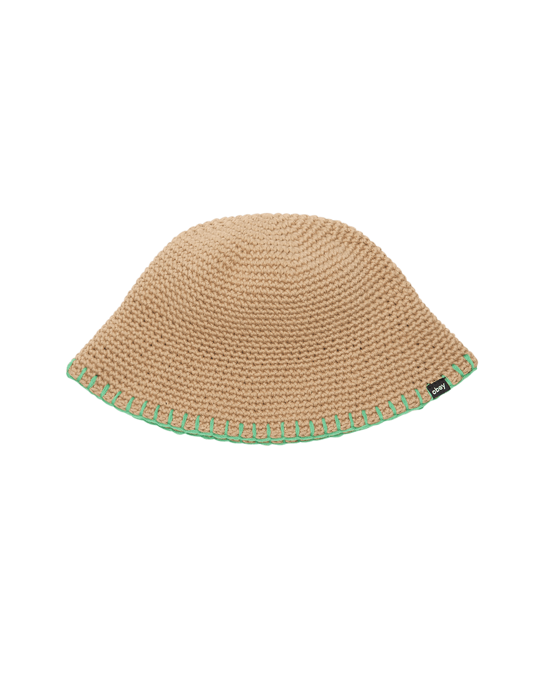 JULIEN CROCHET BUCKET HAT - TAN / O/S