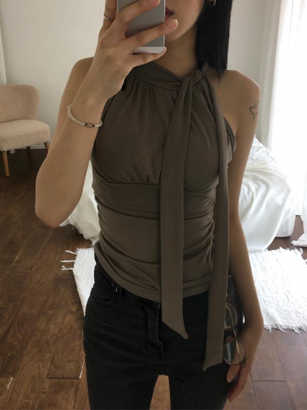 미뮤즈씨 matisse halter sleeveless