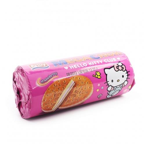 알루이 헬로키티 메가촉 딸기 180g(분홍) - 샌드 비스킷 쿠키 수입과자