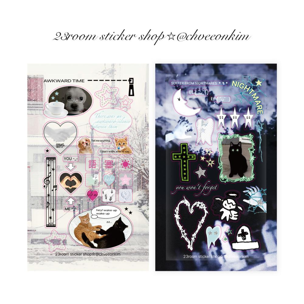 [23room] @chveeonkim sticker (2types)