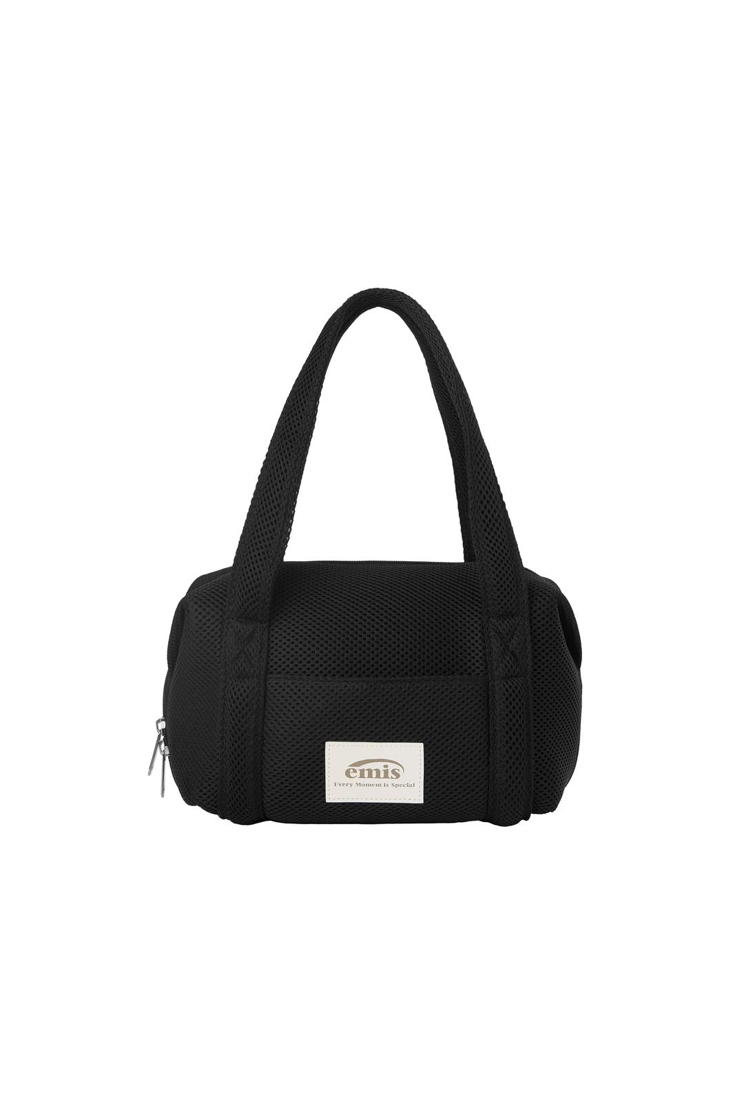 MESH MINI DUFFLE BAG-BLACK
