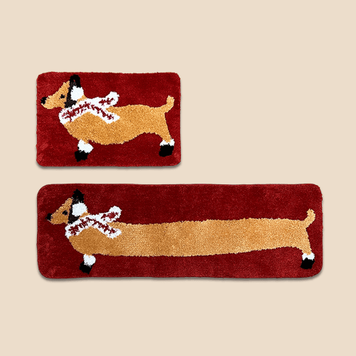 닥스훈트 발매트