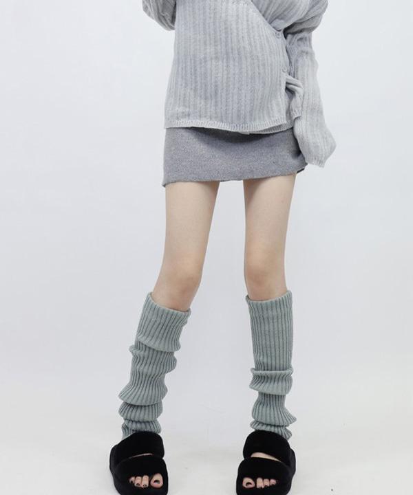 부분당일/무료배송 도톰골지 레그워머 (그레이,블랙,아이보리,화이트,브라운)