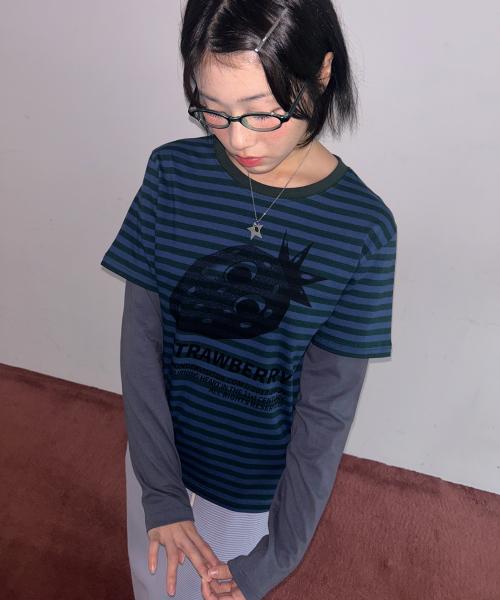 Ash Strawberry Layered LS-T [Green]