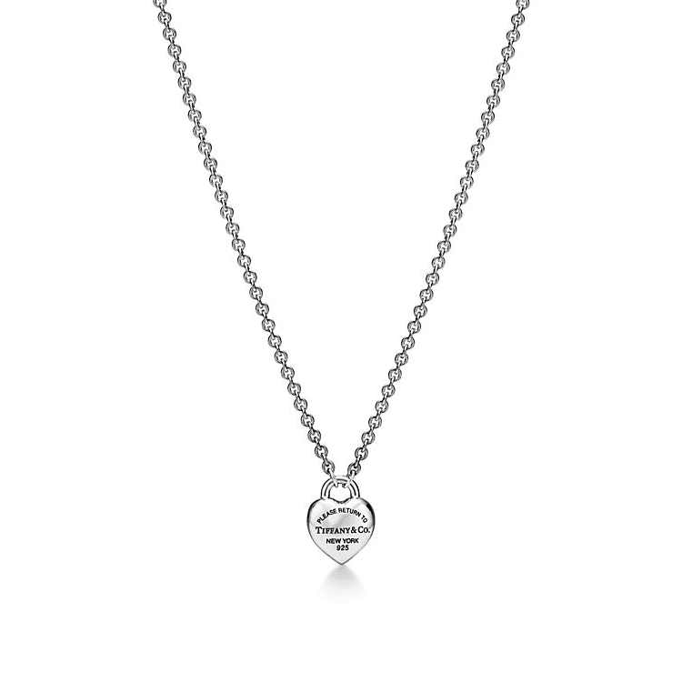 리턴 투 티파니 풀 하트 토글 펜던트 (미니, 스털링 실버)