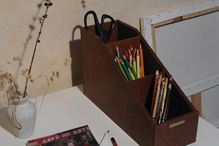 스테디 레코드 시리즈 01 - 우드 데스크 도구 보관함