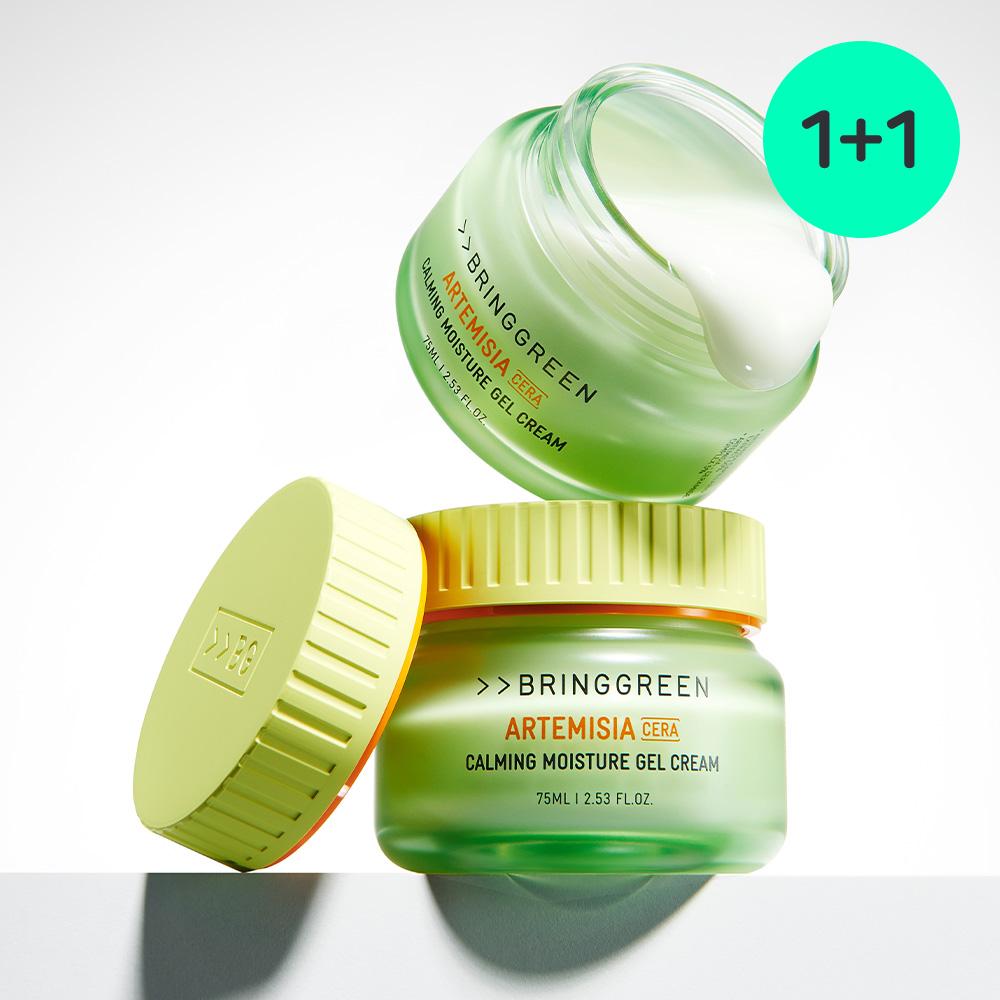 브링그린 쑥세라 카밍 모이스처 젤크림 75ml+75ml