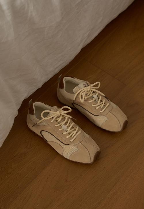 Murene leather sneakers - Beige