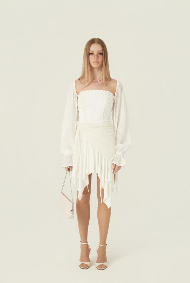 threetimes ♥ Stretch lace up dress /追跡付 Stretch Jersey Lace-Up Bodysuit by T by Alexander Wang- La