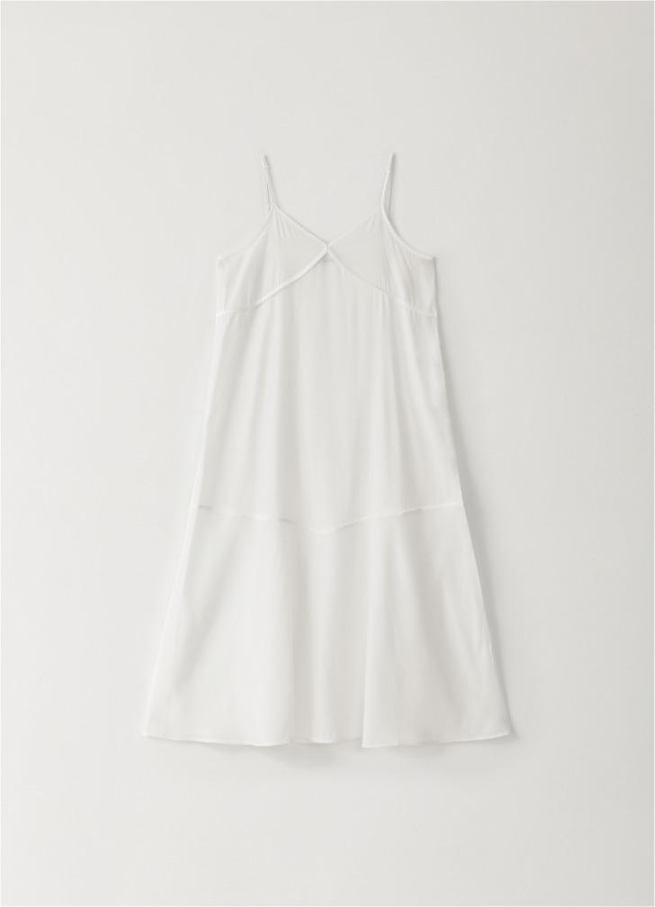 Glow Sleeveless Dress Off White