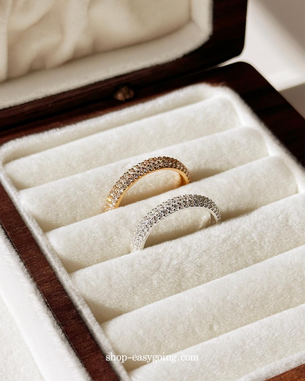 925silver 글램 파베 R (S)