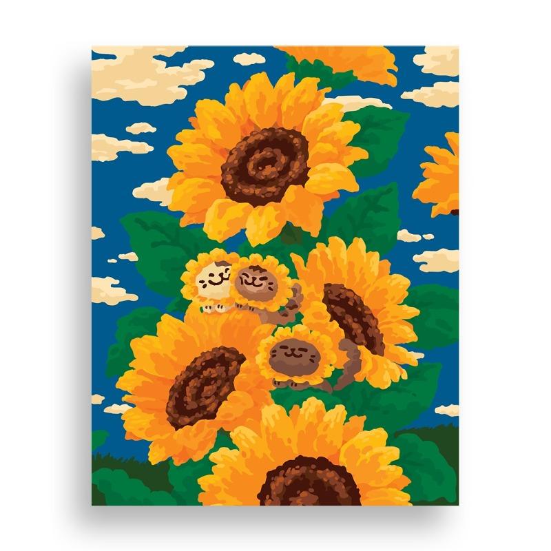 해바라기와 고양이 [빨간고래]