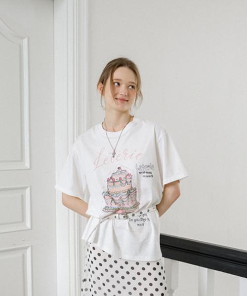 SWEET CAKE T-SHIRTS_WHITE