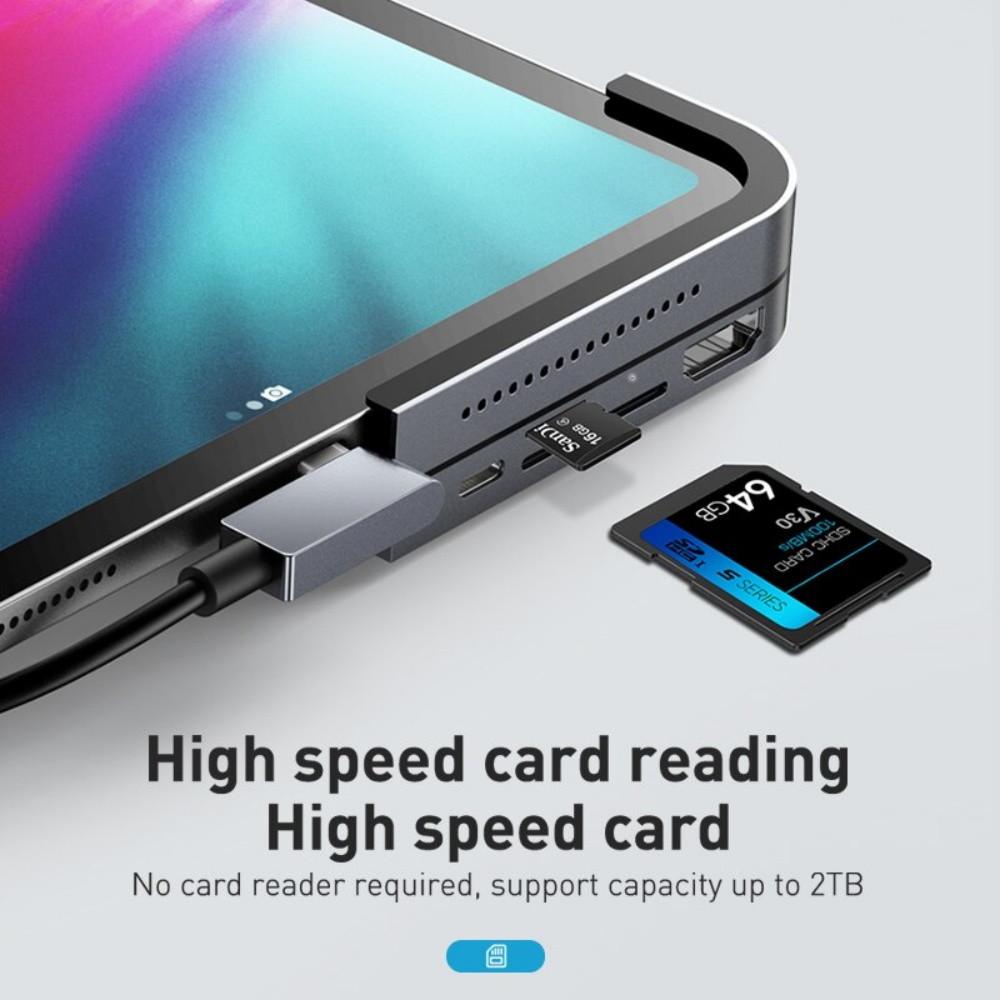 baseus 노트북 패드 전용 디자인 허브 USB HDMI TypeC