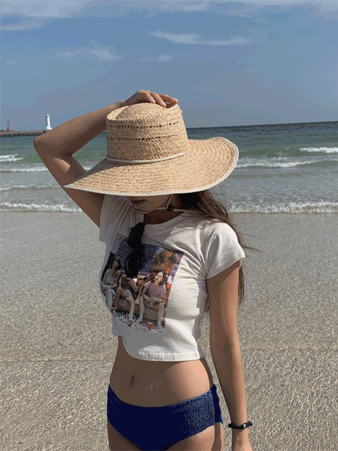 밀짚 스트링 햇