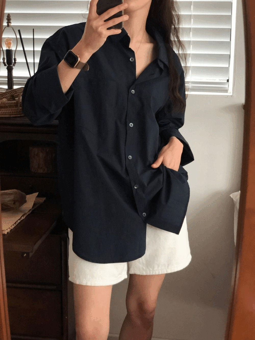 띵크 바스락 셔츠 3color