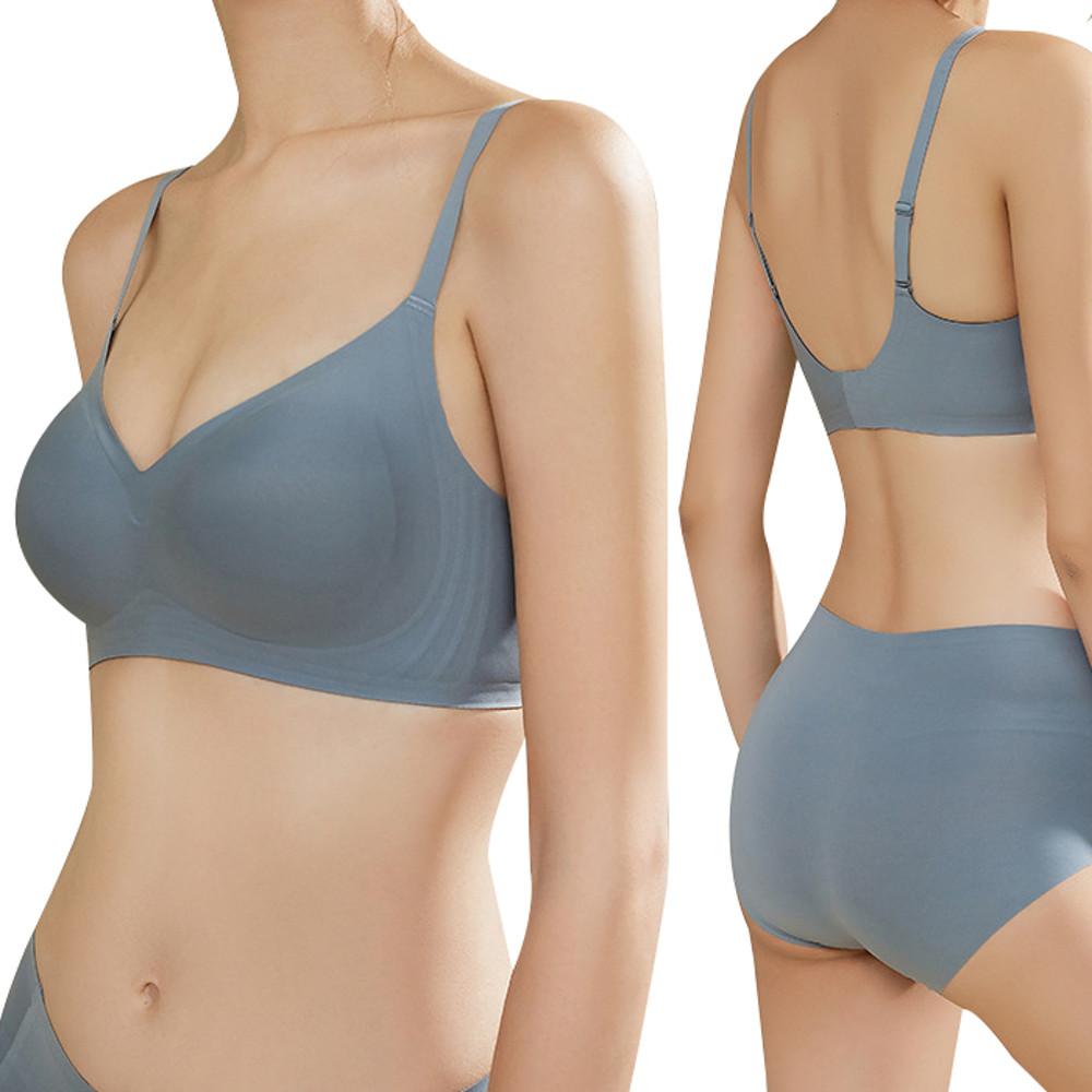 착한주름 프리미엄 와이어리스 심리스 끈조절 노와이어 브라