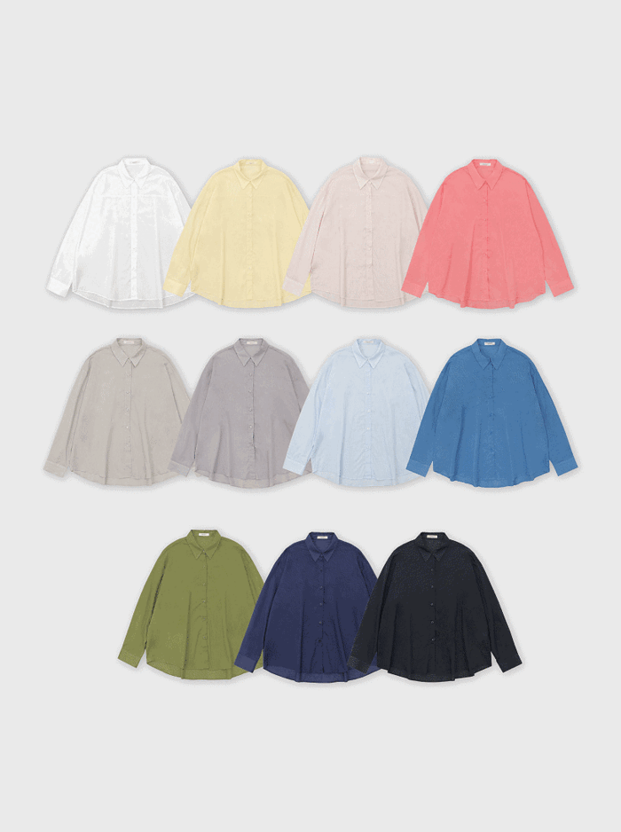 98도씨 [단독] [🎖️1등여름셔츠/2만장판매][98project] 팔레트 한여름 아사 셔츠