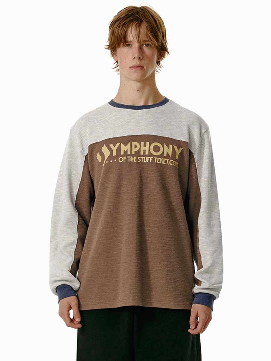 Symphony Jersey L/S Tee Brown