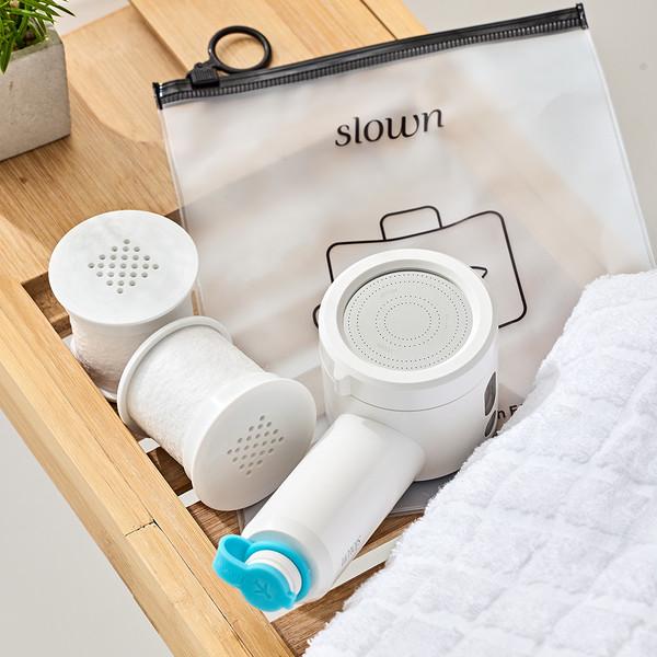 [5중 압축 필터] 슬로운 친환경 소재 여행용 샤워기