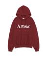 BASIC LOGO HOODIE BURGUNDY