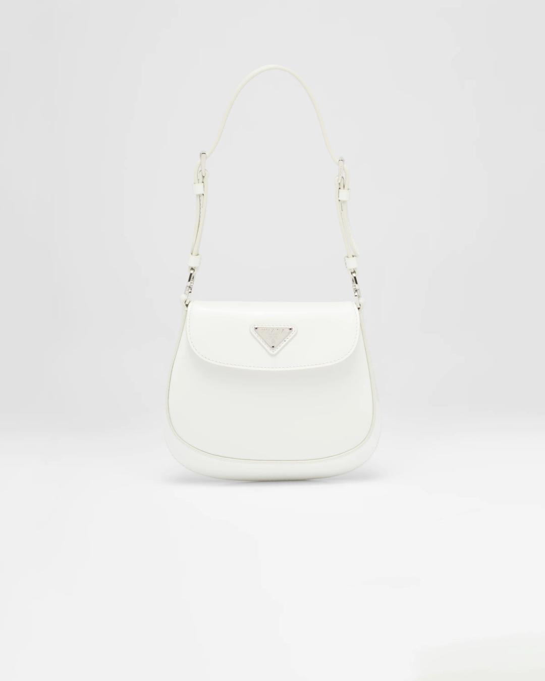 프라다 클레오 브러시드 가죽 미니 백