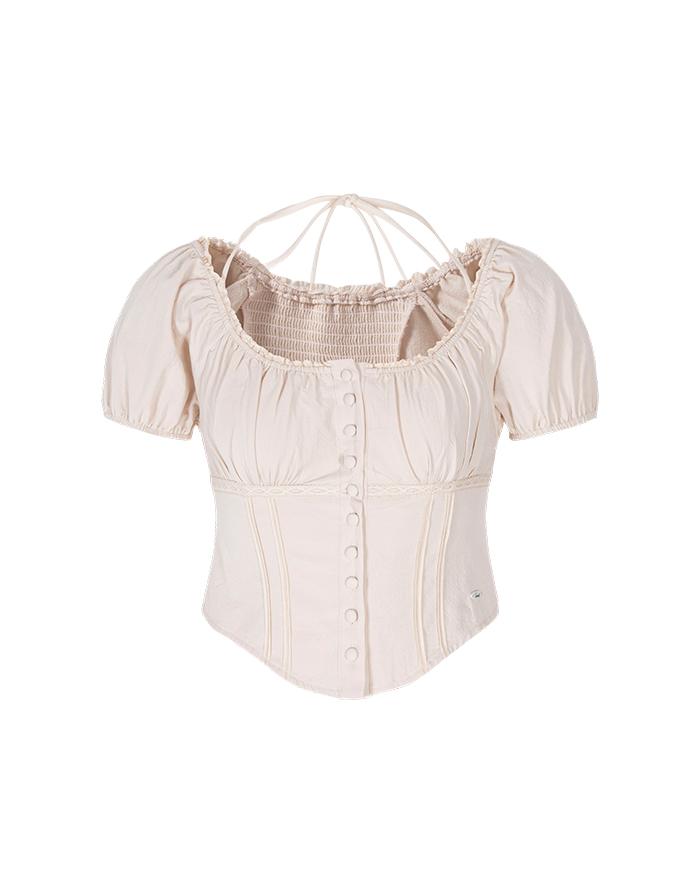 BETTY BLOUSE - MUTE PINK