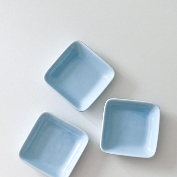 초여름 사각 접시 early summer square plate