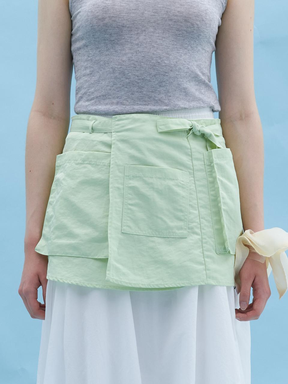 Pop-up Wrap Skirt_Lemon