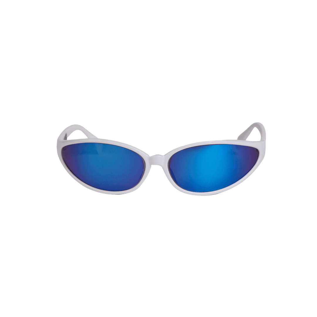 Original 'MY WAY\'(Sid Vicious ver) M1%RROR Sunglasses (WHITE & BLUE)