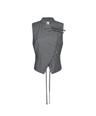 Preppy China Collar Vest Gray