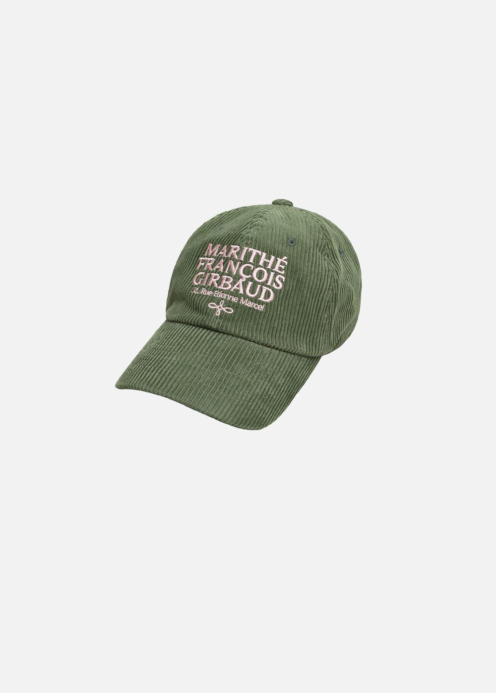 CORDUROY LOGO CAP khaki