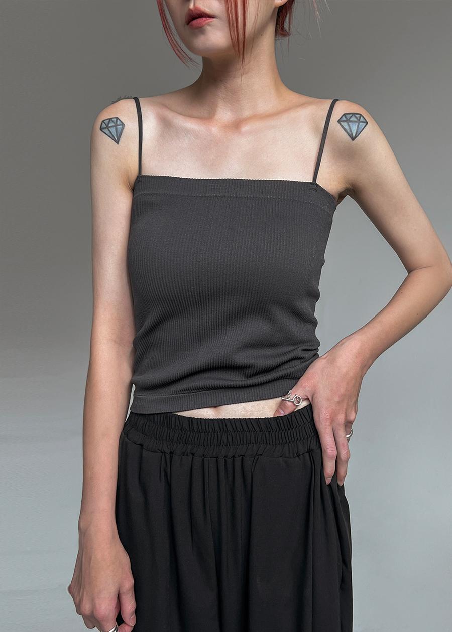 [2천장판매] 라엣 골지 스퀘어 나시 (캡내장)