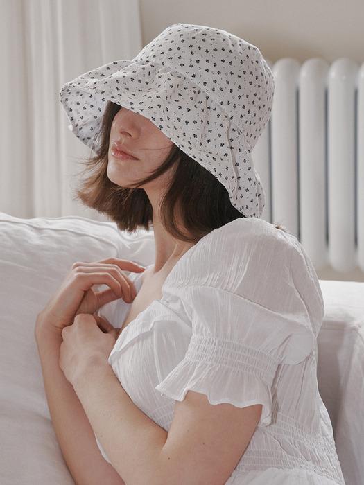 Violetta Shirring Bucket Hat (2 Colors)