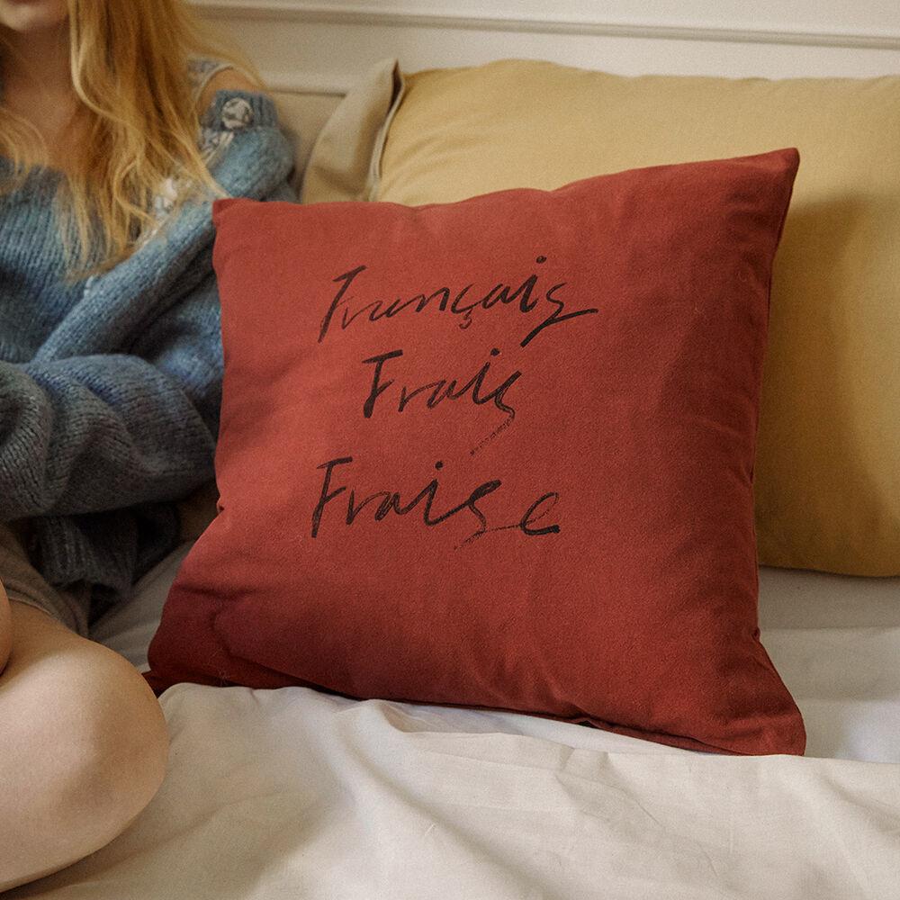 Le Silence Cushion Cover (Brick)