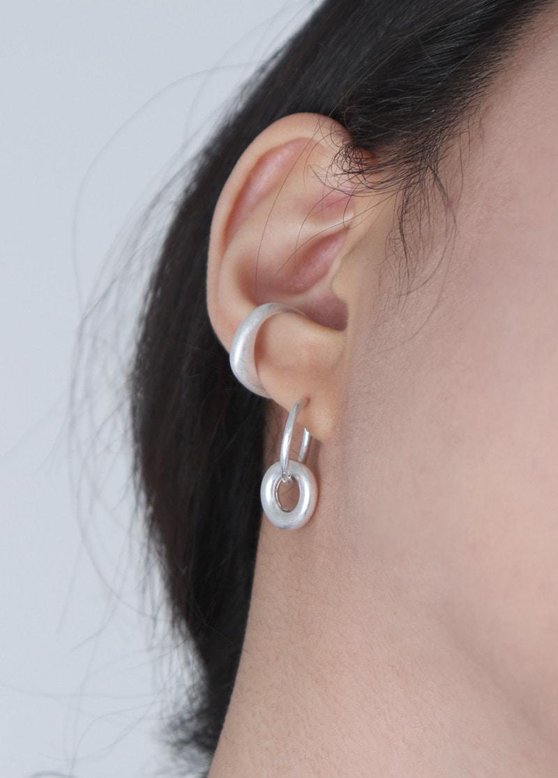 [E071]rounded rectangle earcuff/이어커프