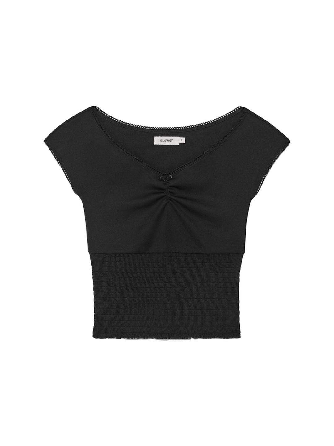 PEEKABOO SMOKE TEE (BLACK)