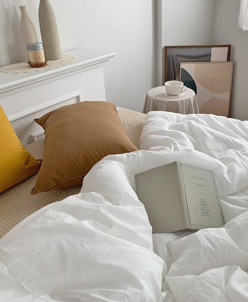 [저스트 심플] 60수워싱아사_차렵이불 세트(S,Q)(4colors)