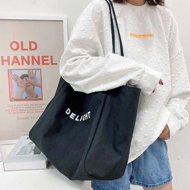 캔버스 빅 에코 쇼퍼백 2컬러