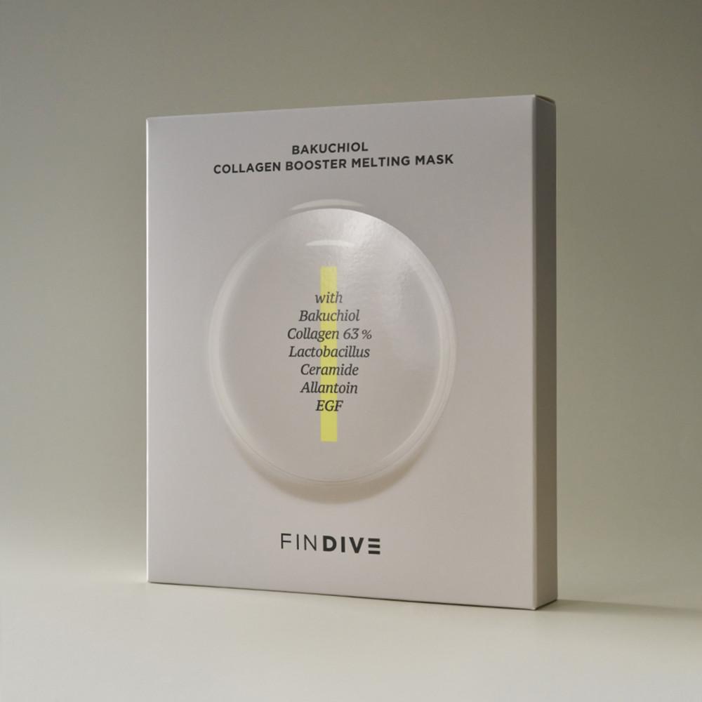 파인다이브 바쿠치올 콜라겐 부스터 앰플 하이드로겔 세럼 멜팅 마스크 5매